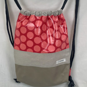Turnbeutel Girl - Pois