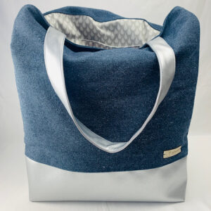 Shopper Canvas -  jeansblau