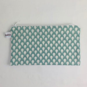 Masken-Täschchen - Tropfen mint